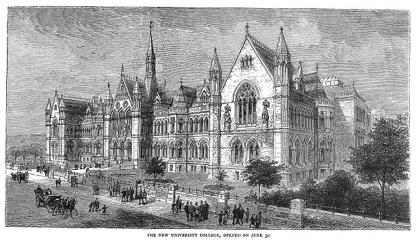 UNIVERSITY COLLEGE, 1881. A view of University College (the present-day University