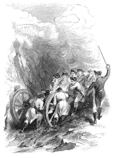 The unsuccessful American expedition, under the leadership of Colonel Benedict Arnold, to capture Quebec in 1775. American engraving, 19th century