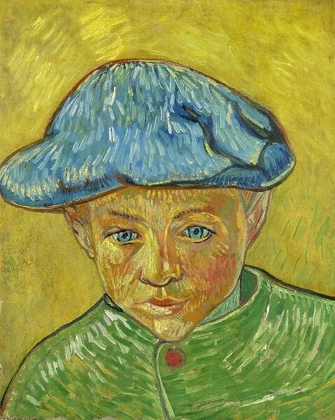 VAN GOGH: CAMILLE ROULIN. Portrait of Camille Roulin. Oil on canvas, Vincent van Gogh