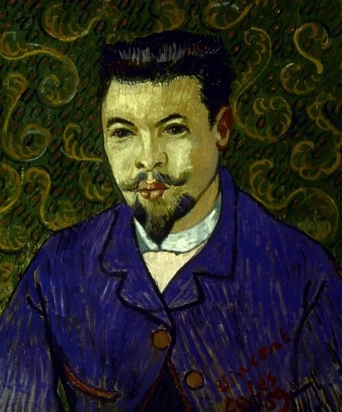 VAN GOGH: DR REY, 19th C. Portrait of Dr Felix Rey. Oil on canvas by Vincent Van Gogh