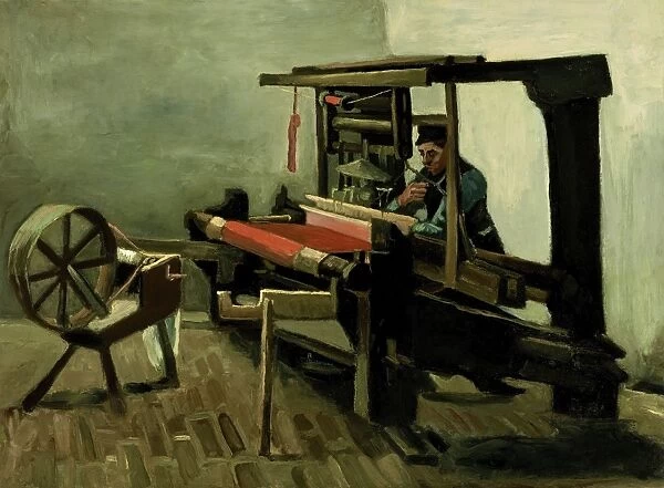 VAN GOGH: WEAVER, 1884. Oil on canvas, Vincent van Gogh, 1884