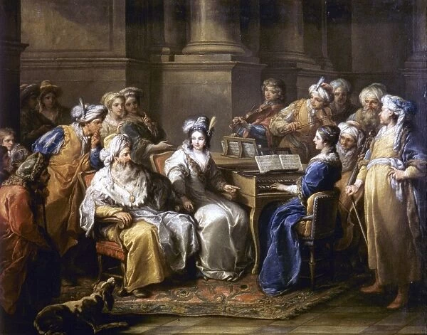 VAN LOO: GRAND TURK. The Grand Turk Giving a Concert to His Mistress