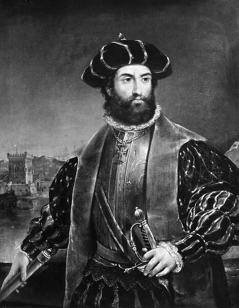 VASCO da GAMA (1469?-1524). Portuguese navigator
