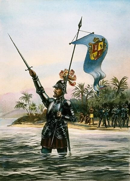 VASCO NUNEZ de BALBOA (1475-1519). Spanish explorer