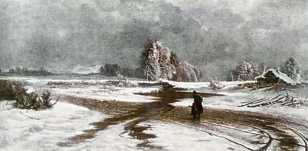 VASILIEV: THAW, 1871. The Thaw. Oil by Fyodor Vasiliev, 1871