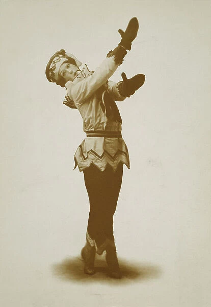 VASLAV NIJINSKY (1890-1950). Russian dancer and choreographer, dancing the title