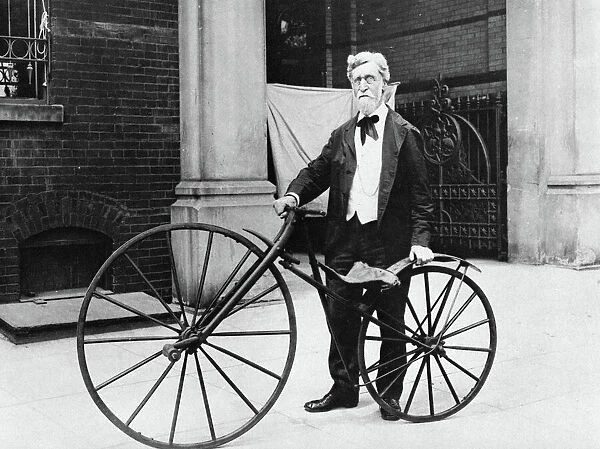 VELOCIPEDE, 1914. George C. Maynard, curator of technology at the United States National Museum