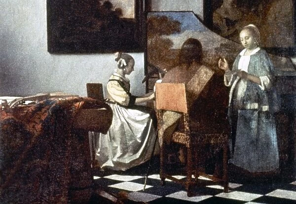 VERMEER: THE CONCERT. Painting by Johannes Vermeer, c1658-60