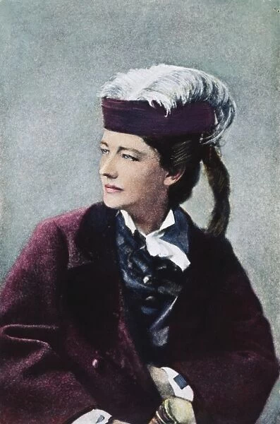 VICTORIA CLAFLIN WOODHULL (1838-1927). American reformer. Oil over a photograph