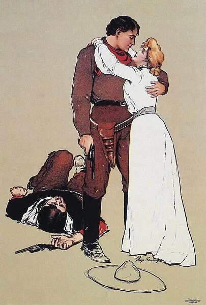 THE VICTORs PRIZE, 1905. Color offset print, 1905