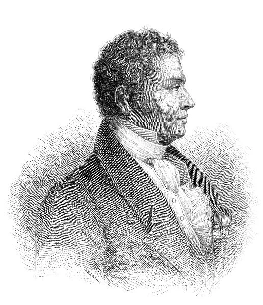 VINCENZO DANDOLO (1758-1819). Count Dandolo. Italian chemist, agriculturist, and politician. Steel engraving, French, c1840