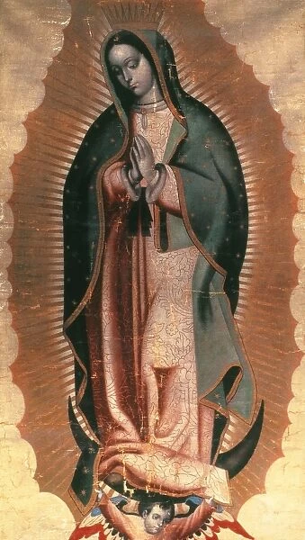 THE VIRGIN OF GUADALUPE from the Atotonilco Sanctuary, used by Miguel Hidalgo in his call to revolt