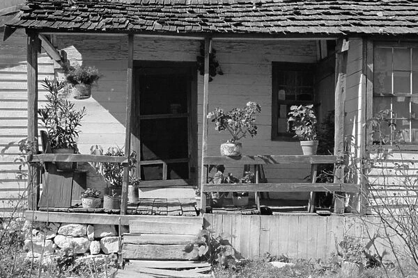VIRGINIA: HOME, 1935. Home of Bailey Nicholson in Shenandoah National Park, Virginia