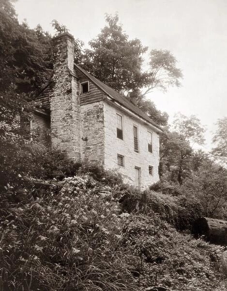 VIRGINIA: MILL, c1938. An old sluice mill in Albemarle County, Virginia