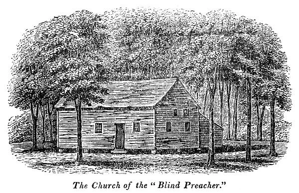VIRGINIA: RURAL CHURCH. The church in Orange county, Virginia, of the blind preacher the Presbyterian preacher James Waddel, who served there from c1785 to his death in 1805
