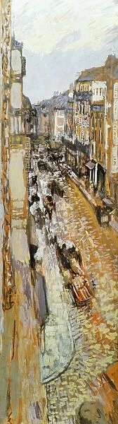 VUILLARD: PARIS, 1908. Rue Lepic, Paris. Tempera painting by Edouard Vuillard, 1908