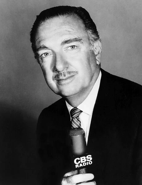 WALTER CRONKITE (1916-2009). Walter Leland Cronkite, Jr. American broadcast journalist, best known as anchorman for the CBS Evening News from 1962-81. Photograph, 1972