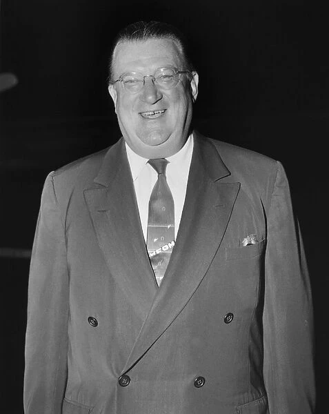 WALTER O MALLEY (1903-1979). American sports executive. As President of the Brooklyn Dodgers, photographed in September 1955