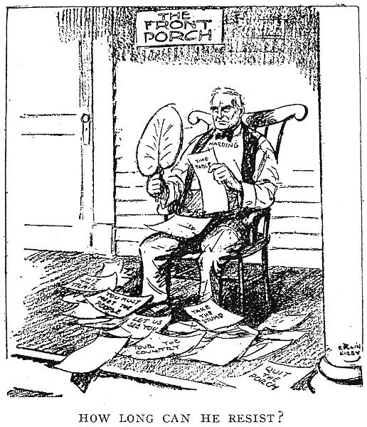 Warren Harding Cartoon