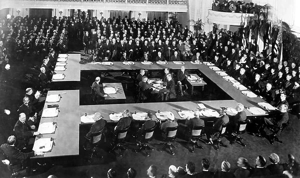 WASHINGTON CONFERENCE. A session of the Washington Conference of 1921-22, held