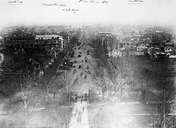 WASHINGTON, D. C. 1843. A view of Washington, D