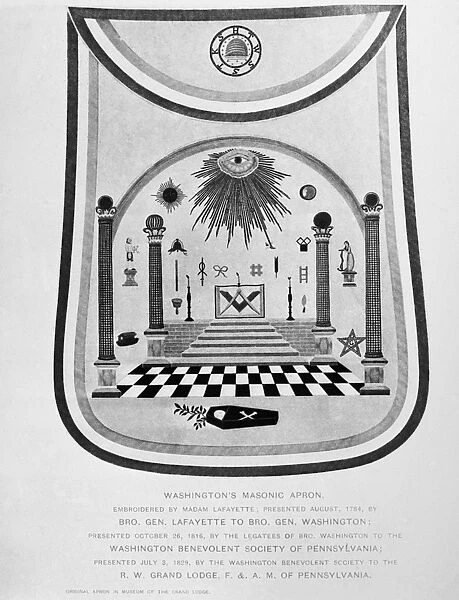 Washington: Masonic Apron