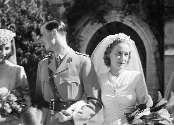 WEDDING, c1930. A wedding in Jerusalem. Photograph, c1930