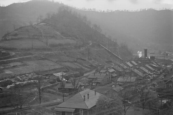 WEST VIRGINIA: KIMBALL, 1935. An aerial view of the town of Kimball in southern West Virginia