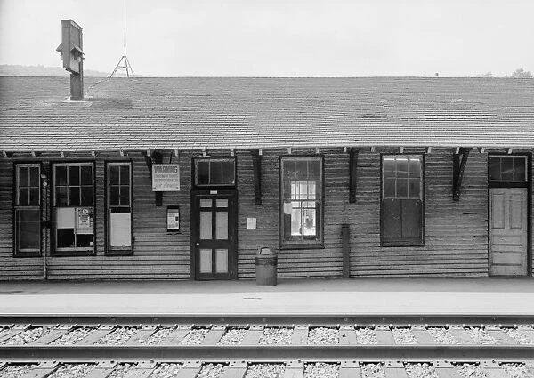 WEST VIRGINIA: TRAIN STATION. The waiting room at the Harpers Ferry Station, in Harpers Ferry