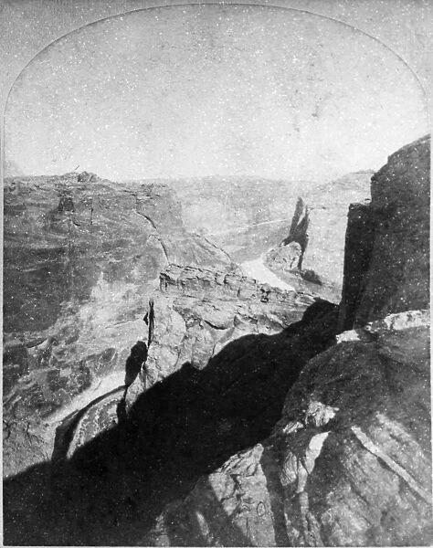 WHEELER EXPEDITION, 1873. Grand Canyon (Canyon of the Colorado River) in Arizona