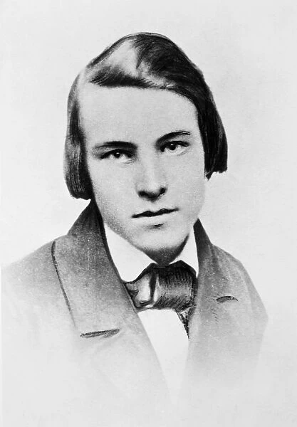 WILLIAM DEAN HOWELLS (1837-1920). American man of letters. Photographed at age 18 or 20