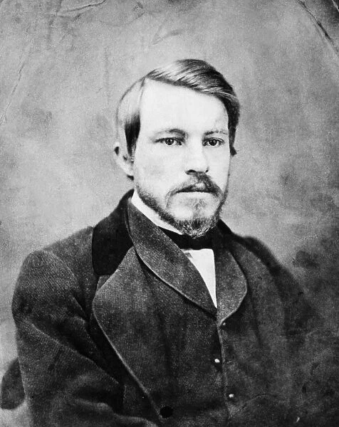 WILLIAM DEAN HOWELLS (1837-1920). American man of letters. Photographed c1860