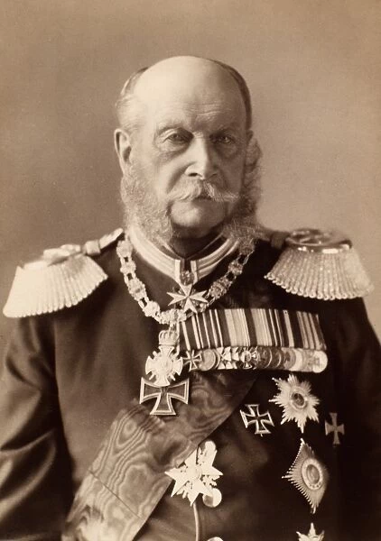 WILLIAM I OF PRUSSIA (1797-1888). King of Prussia (1861-1888) and Emperor of Germany