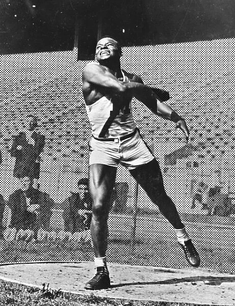WILLIAM WATSON (1916-1973). American track and field athlete. Photograph, 21 May 1938