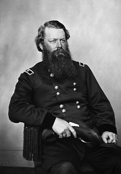 WILLIAM WORTH BELKNAP (1829-1890). American army officer and politician. Photographed in a Union Army uniform during the Civil War, c1863