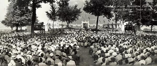 WILLKIE CAMPAIGN, 1940. The nomination ceremony for Wendell L