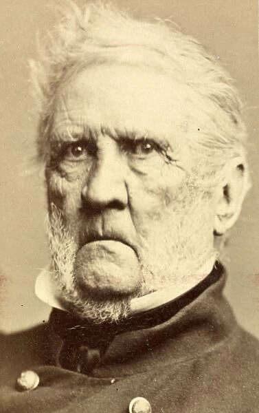WINFIELD SCOTT (1786-1866). American army officer. Photograph, c1863