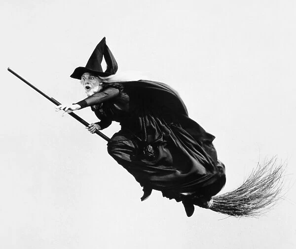 WITCH, 20th CENTURY. A modern personification of a witch