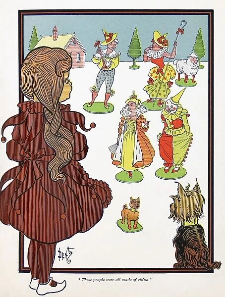 WIZARD OF OZ, 1900. The people were all made of china