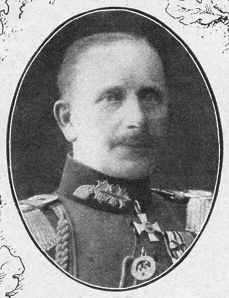 WOLFGANG FLECK (1879-1939). German general during World War I. Photograph, 1915
