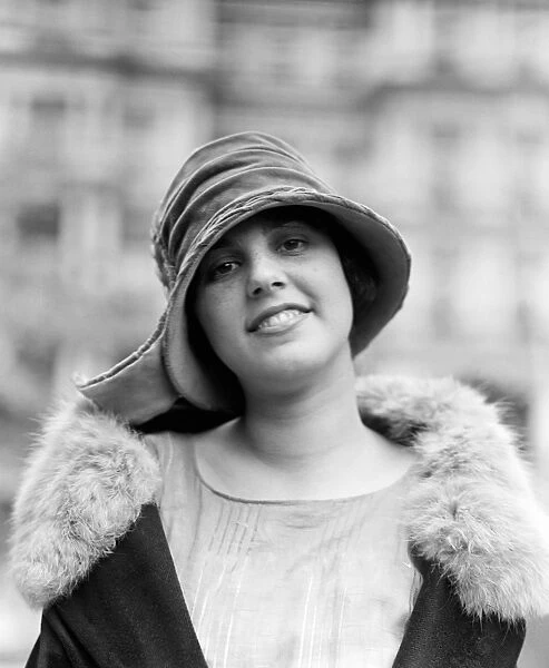 WOMAN, 1923. Portrait of Miss Lorraine Bunch. Photograph, 1923
