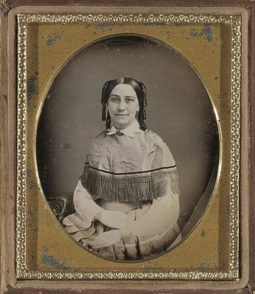 WOMAN, c1850. Portrait of a woman. Daguerreotype, c1850