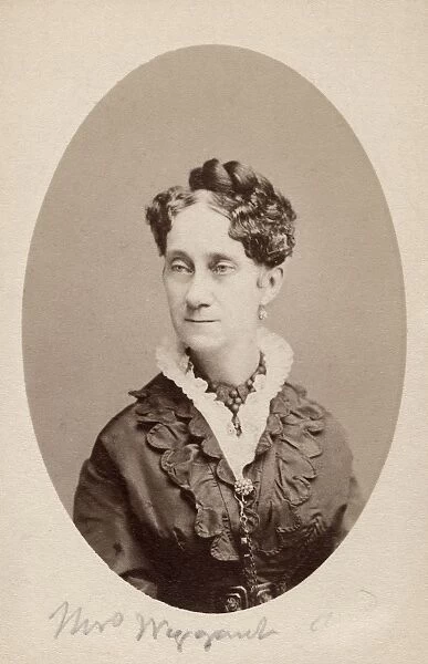 WOMAN, c1880. A woman photographed by Jose Mora in New York City. Carte-de-visite