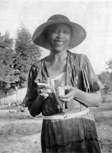 WOMAN, c1935. An African American woman. Photograph, c1935