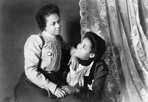 WOMEN, c1899. Portrait of two African American women from Georgia. Photograph, c1899
