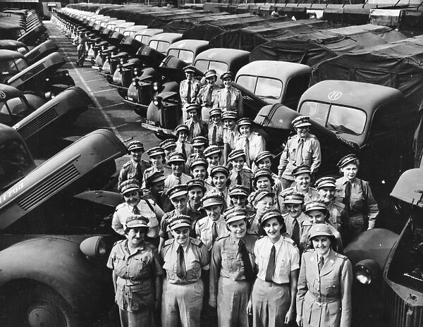 WOMENs ARMY CORPS, c1943. Group portrait of members of the Womens Army Corps