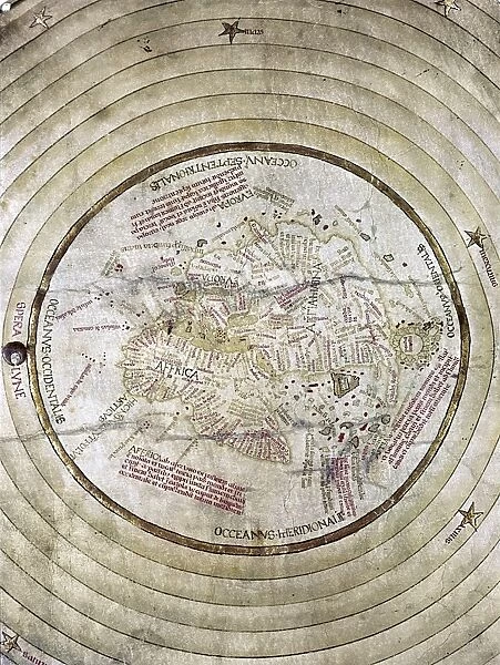 WORLD MAP, c1490. Map of the world incorporating the discoveries of Bartholomeu Diaz in 1488