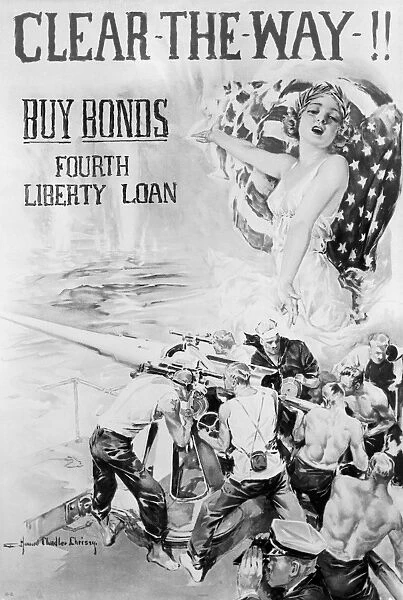 WORLD WAR I: LIBERTY LOAN, c1917. Clear the Way!! Buy Bonds