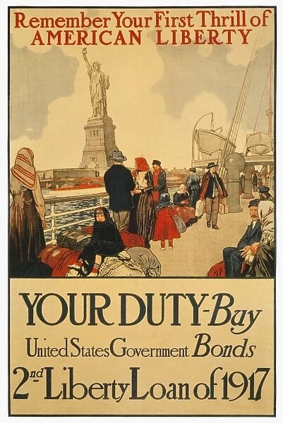 WORLD WAR I: LIBERTY LOAN. Remember Your First Thrill of American Liberty? American World War I Liberty Loan