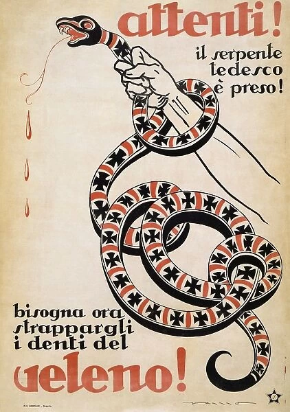 WORLD WAR I: POSTER, 1919. Italian poster